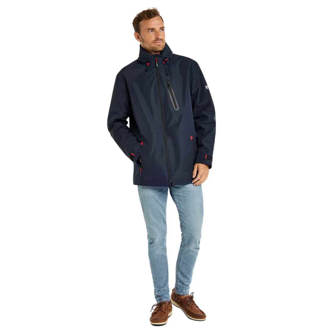 Dubarry Men's Crossbarry Waterproof Jacket in Navy - Image 8