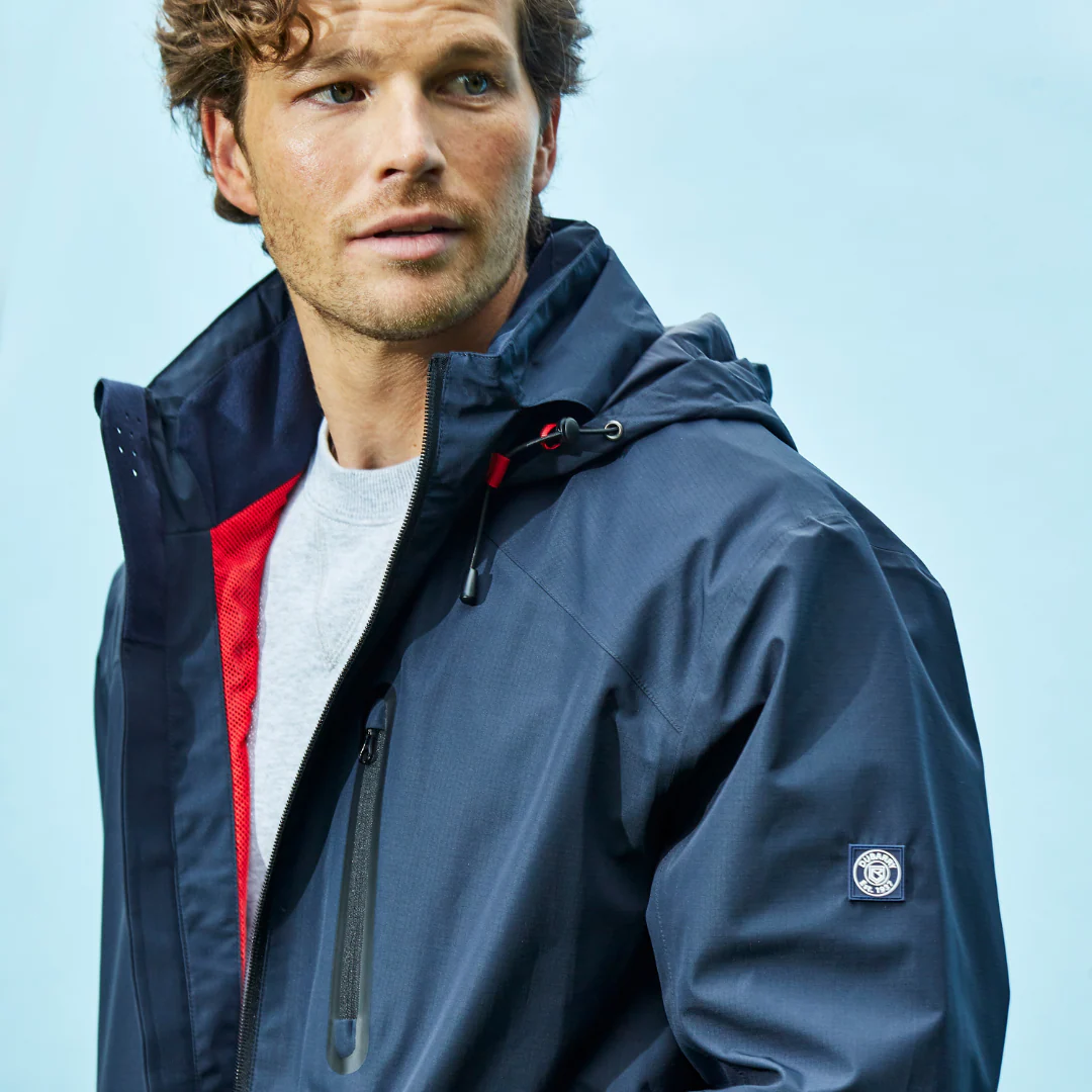 Dubarry Men's Crossbarry Waterproof Jacket in Navy - Image 9