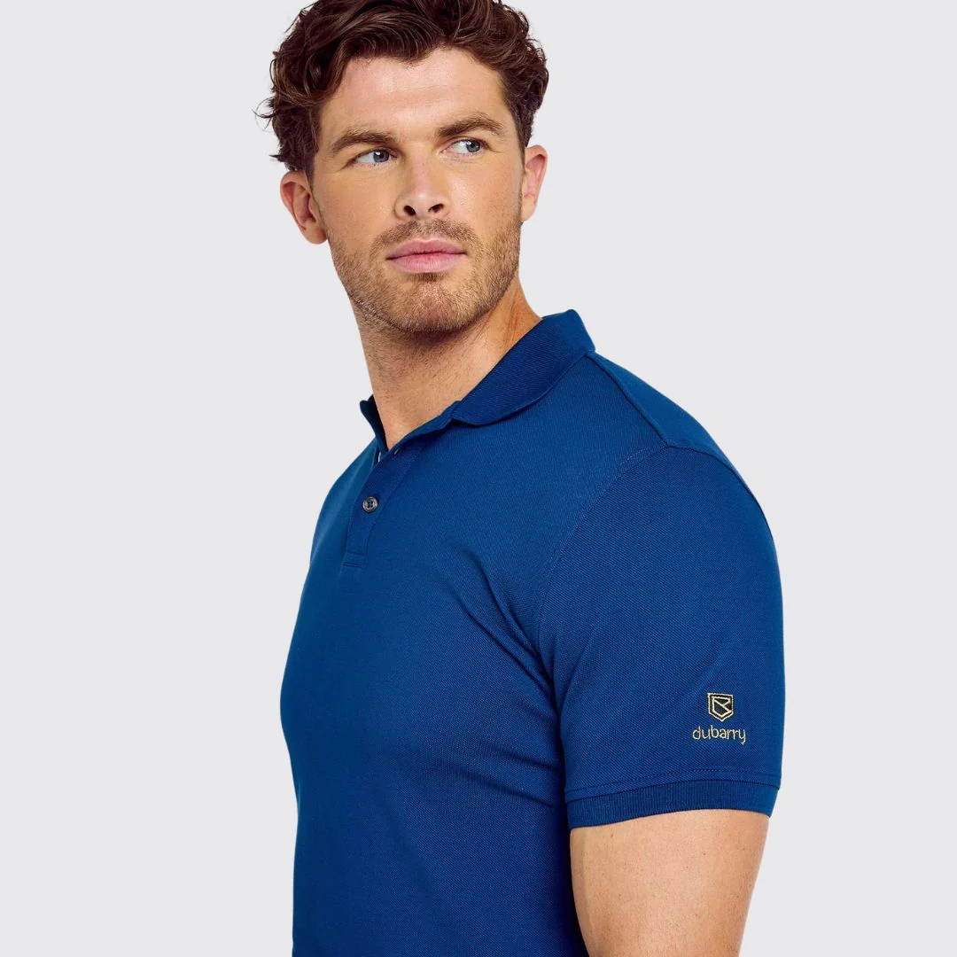 Dubarry Men's Jennings Cotton Pique Polo Shirt in Cobalt - Image 2