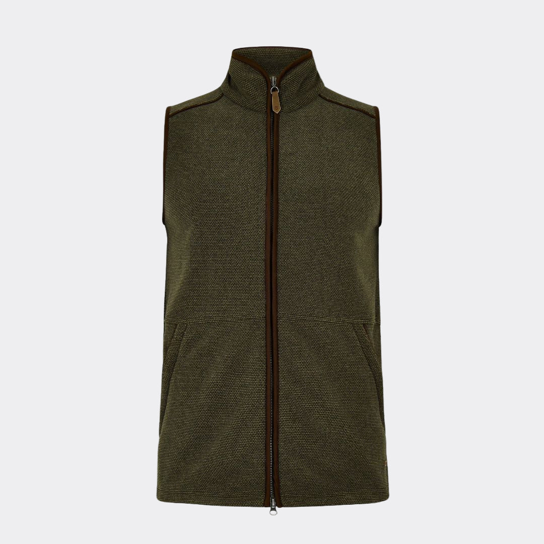 Dubarry Men's Lifford Fleece Gilet in Olive - Image 5
