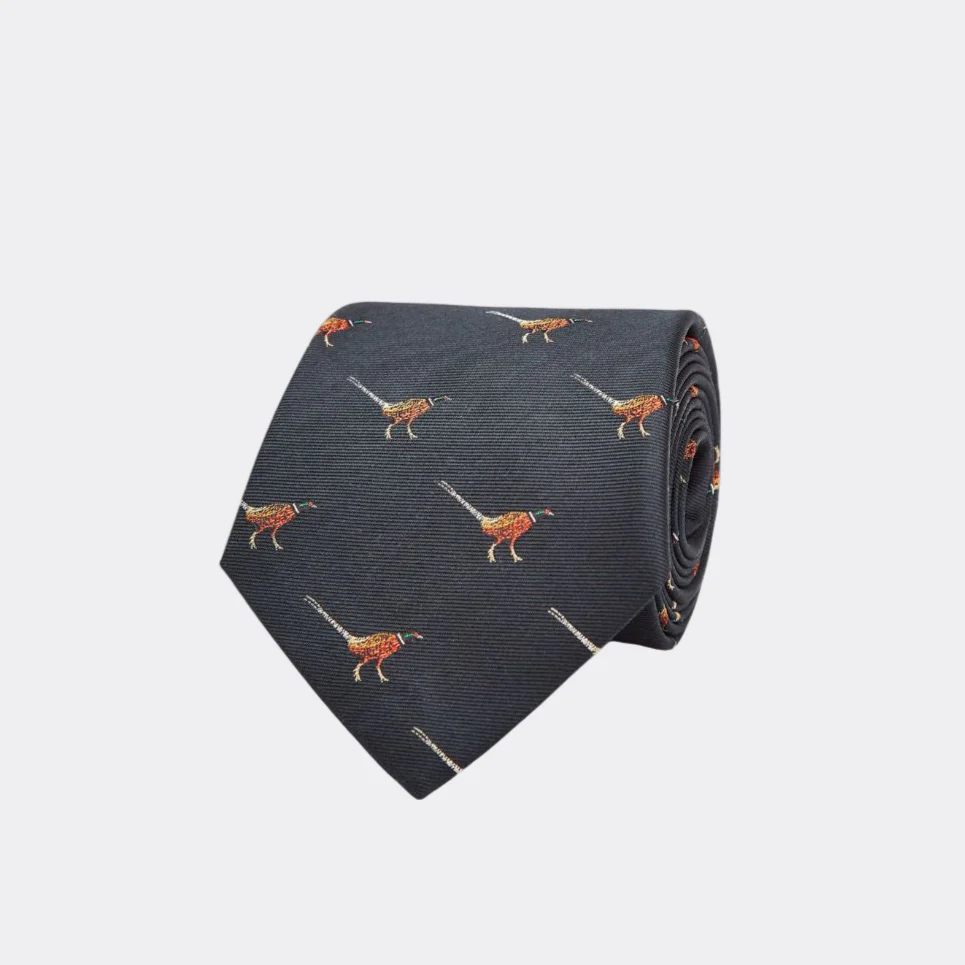 Dubarry Men's Madden Silk Tie in Navy - Image 3