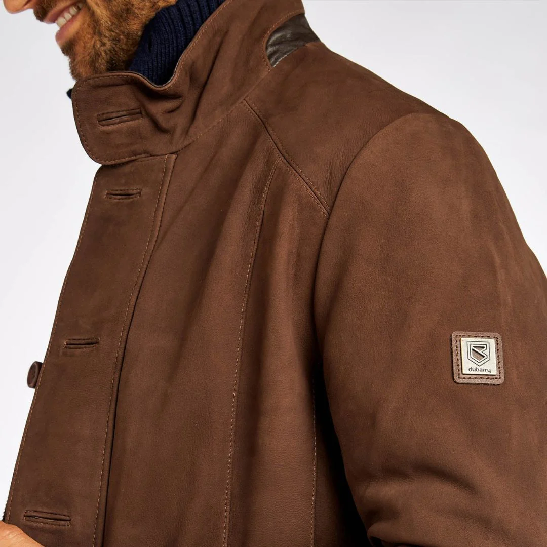 Dubarry Men's Moore Leather Jacket in Walnut - Image 4