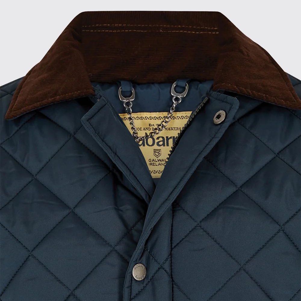 Dubarry Men's Mountusher Quilted Jacket in Navy - Image 5