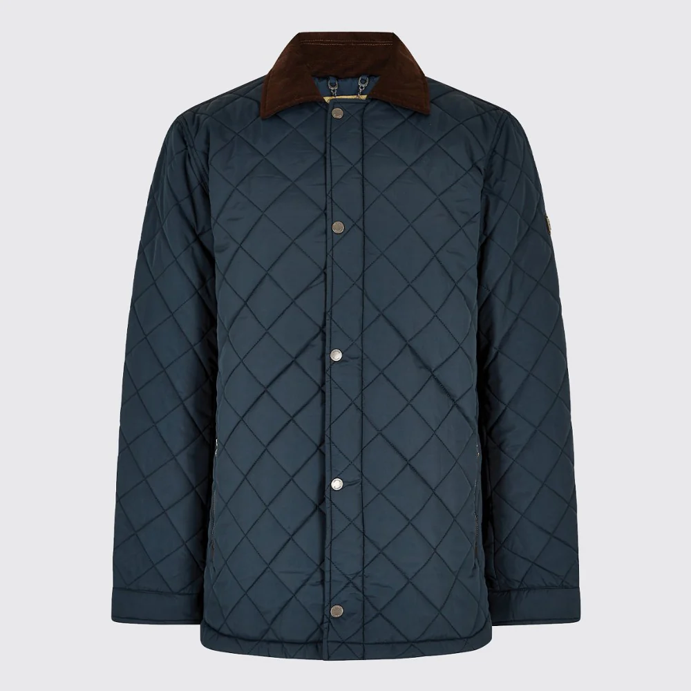 Dubarry Men's Mountusher Quilted Jacket in Navy - Image 6