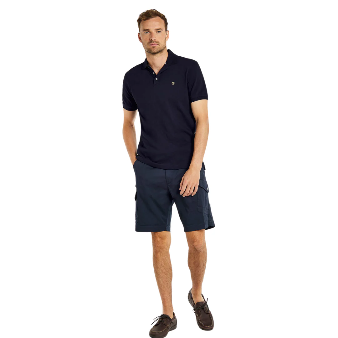 Dubarry Men's Quinlan 4-Way Stretch Polo Shirt in Navy - Image 3