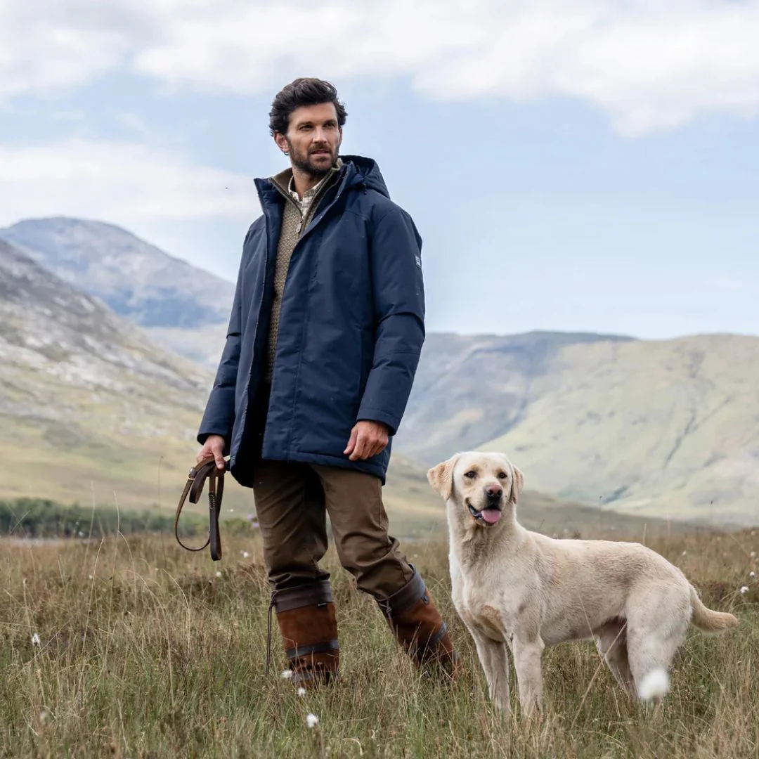 Dubarry Men's Swiftsheath Parka Jacket in Navy - Image 2