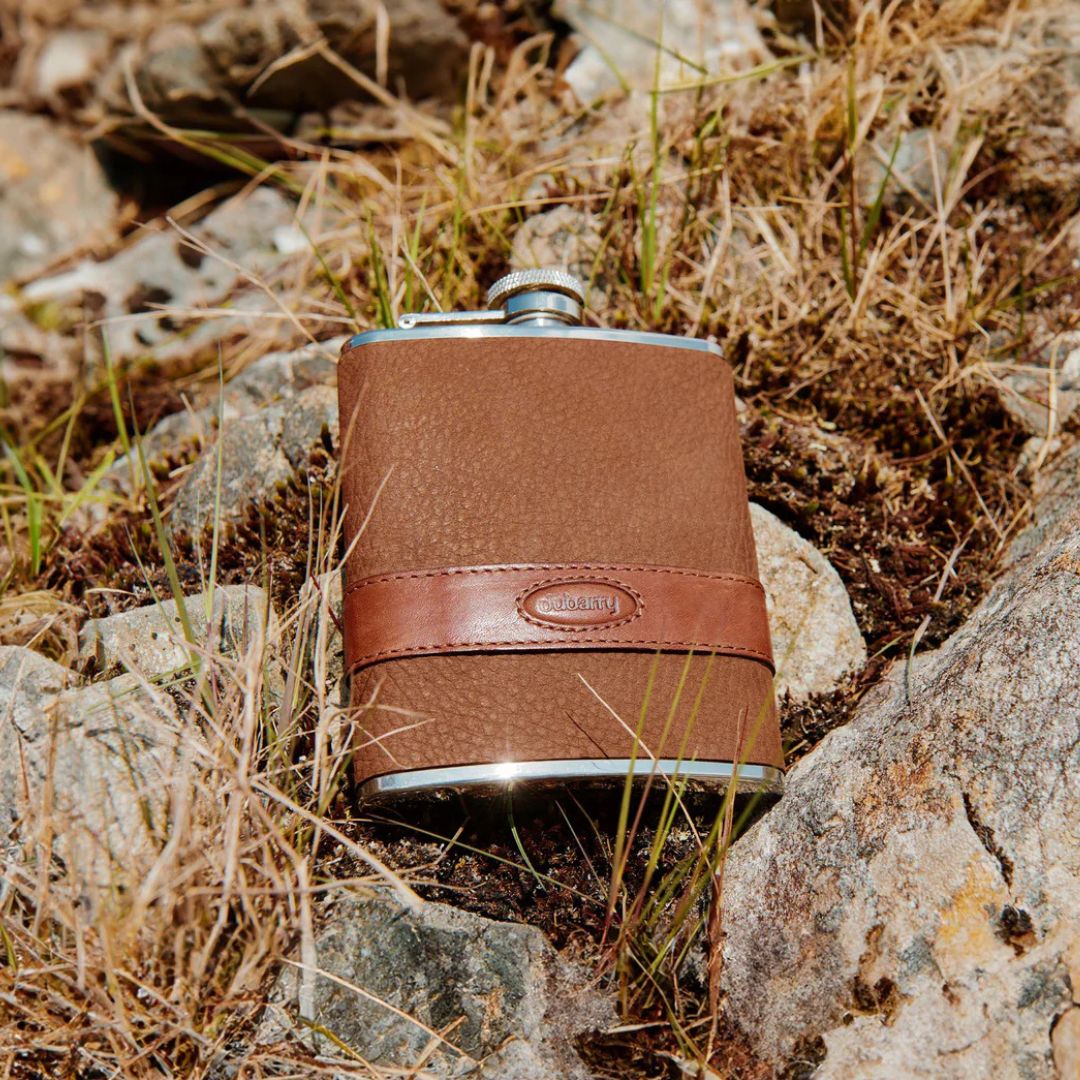 Dubarry Rugby Hip Flask in Walnut - Image 2