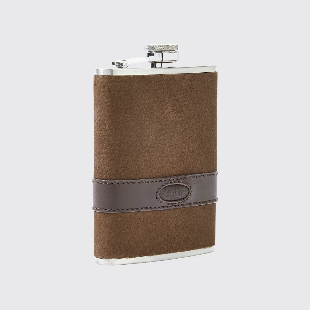 Dubarry Rugby Hip Flask in Walnut - Image 3