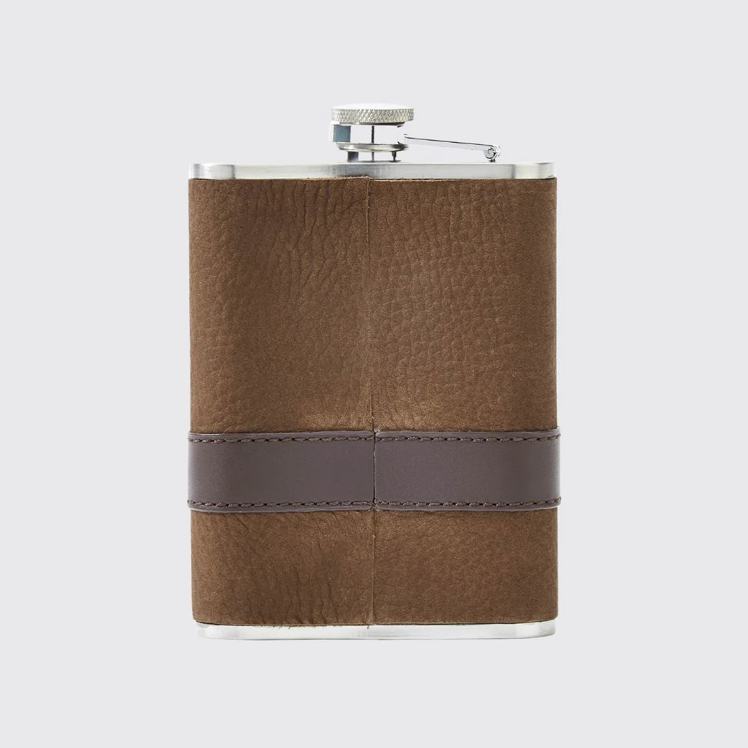 Dubarry Rugby Hip Flask in Walnut - Image 4