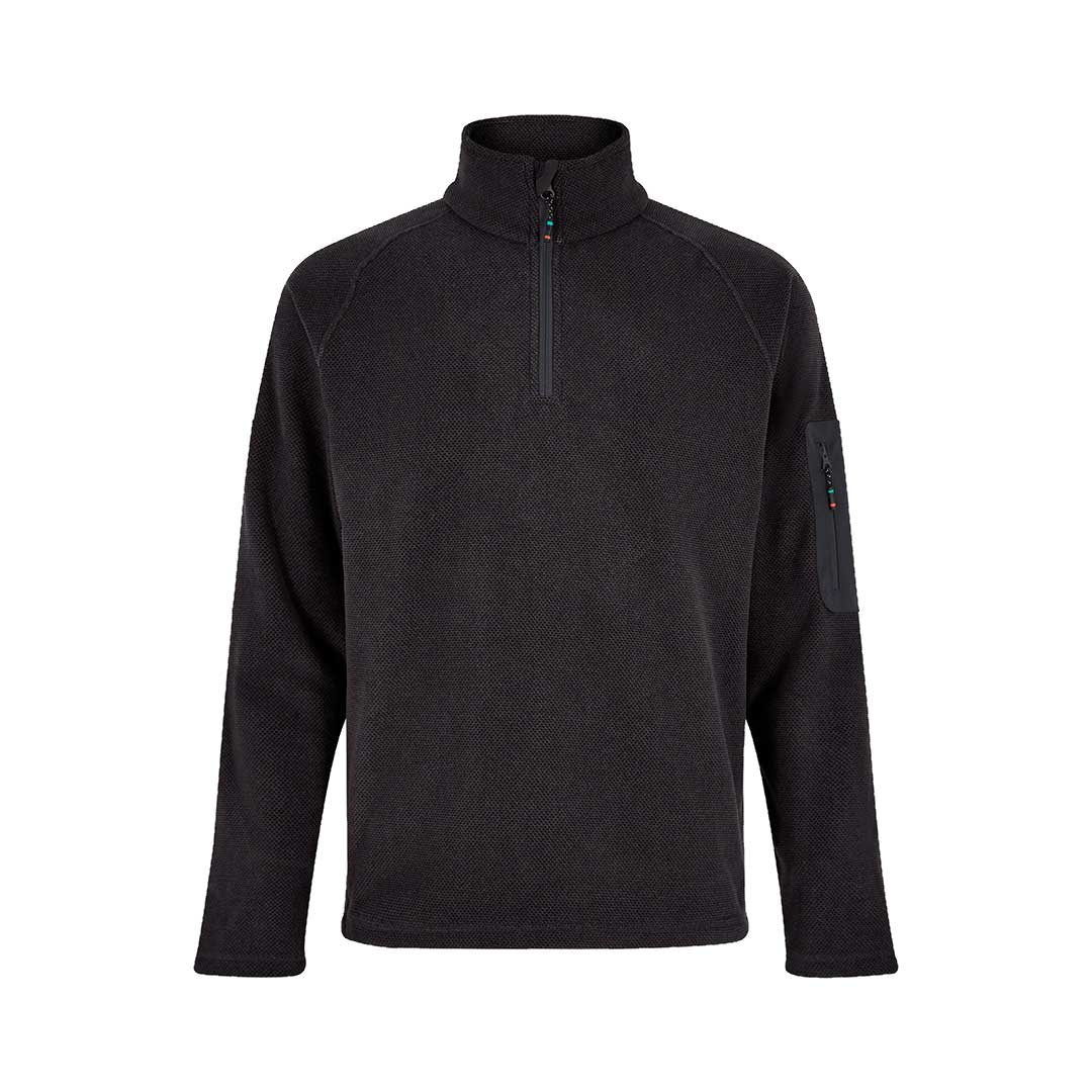 Dubarry Unisex Monaco Quarter-zip Fleece in Graphite - Image 8