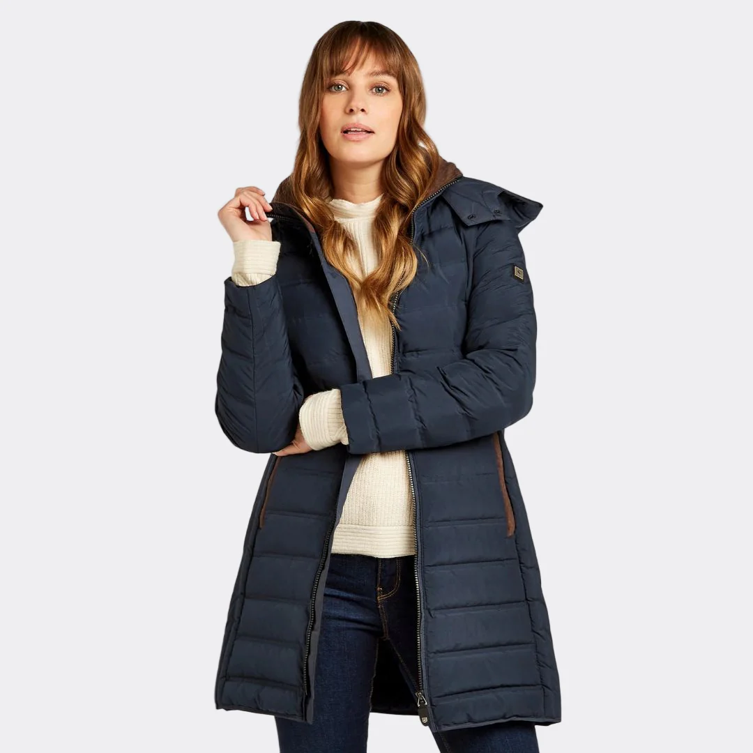 Dubarry Women's Ballybrophy Quilted Jacket in Navy