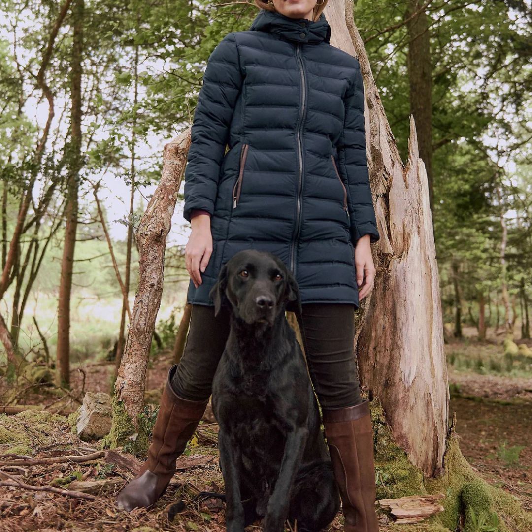 Dubarry Women's Ballybrophy Quilted Jacket in Navy - Image 3