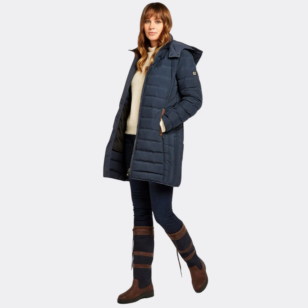 Dubarry Women's Ballybrophy Quilted Jacket in Navy - Image 7