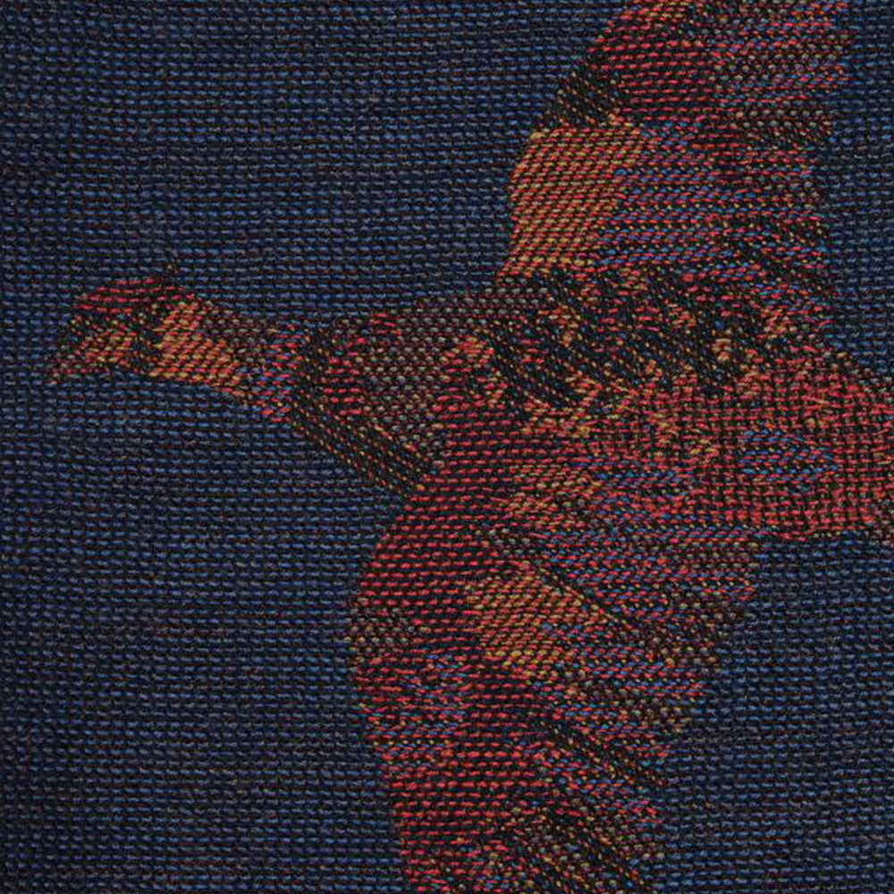 Dubarry Women's Birchdale Pheasant Wool Scarf in Midnight - Image 5