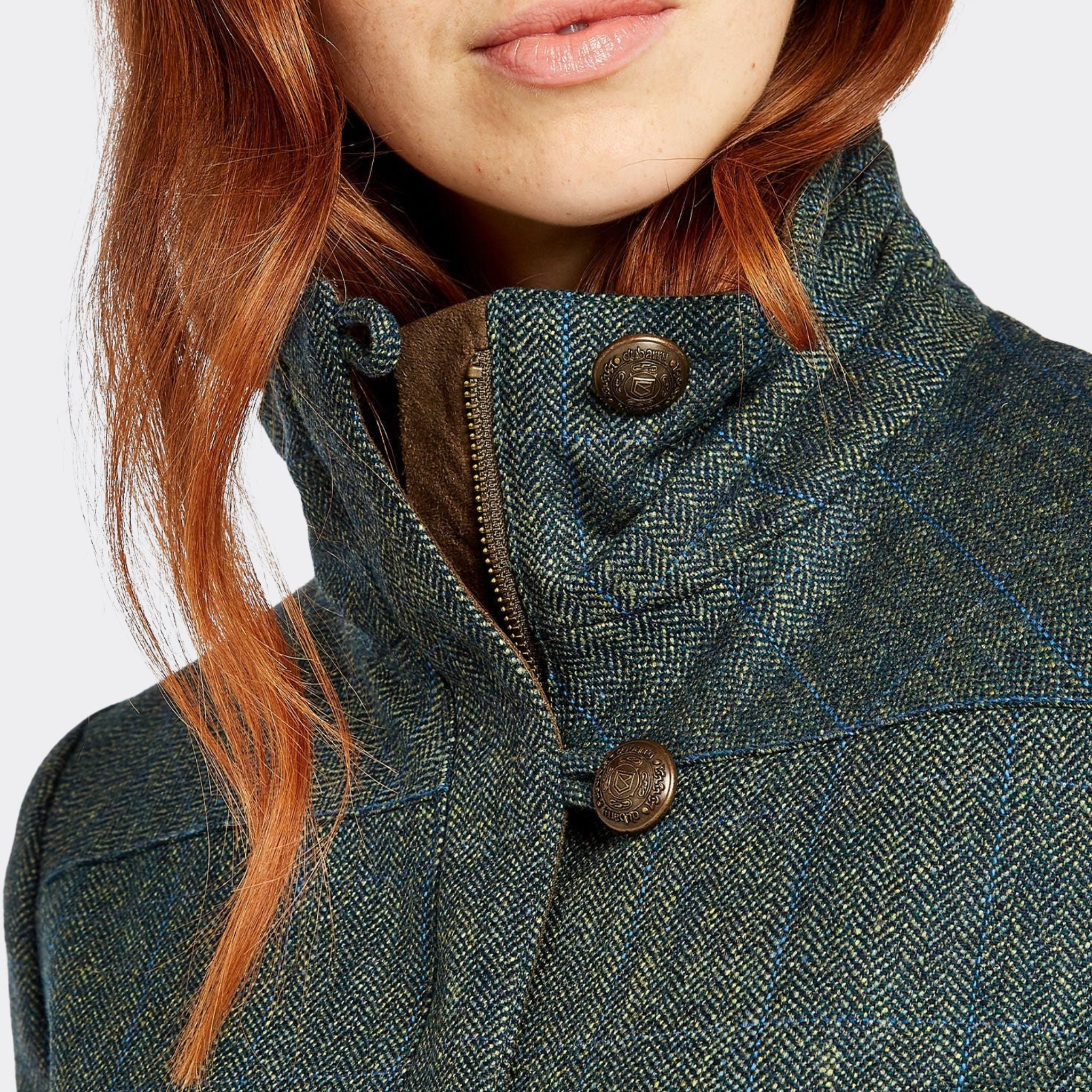 Dubarry Women's Bracken Tweed Jacket in Mist - Image 3