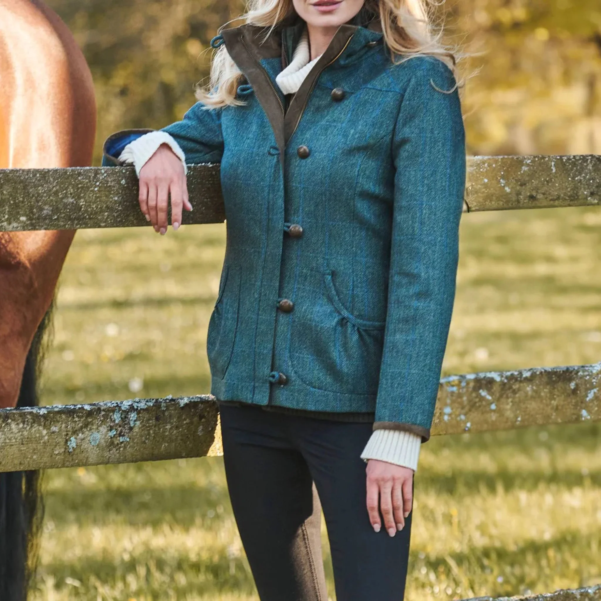 Dubarry Women's Bracken Tweed Jacket in Mist - Image 5