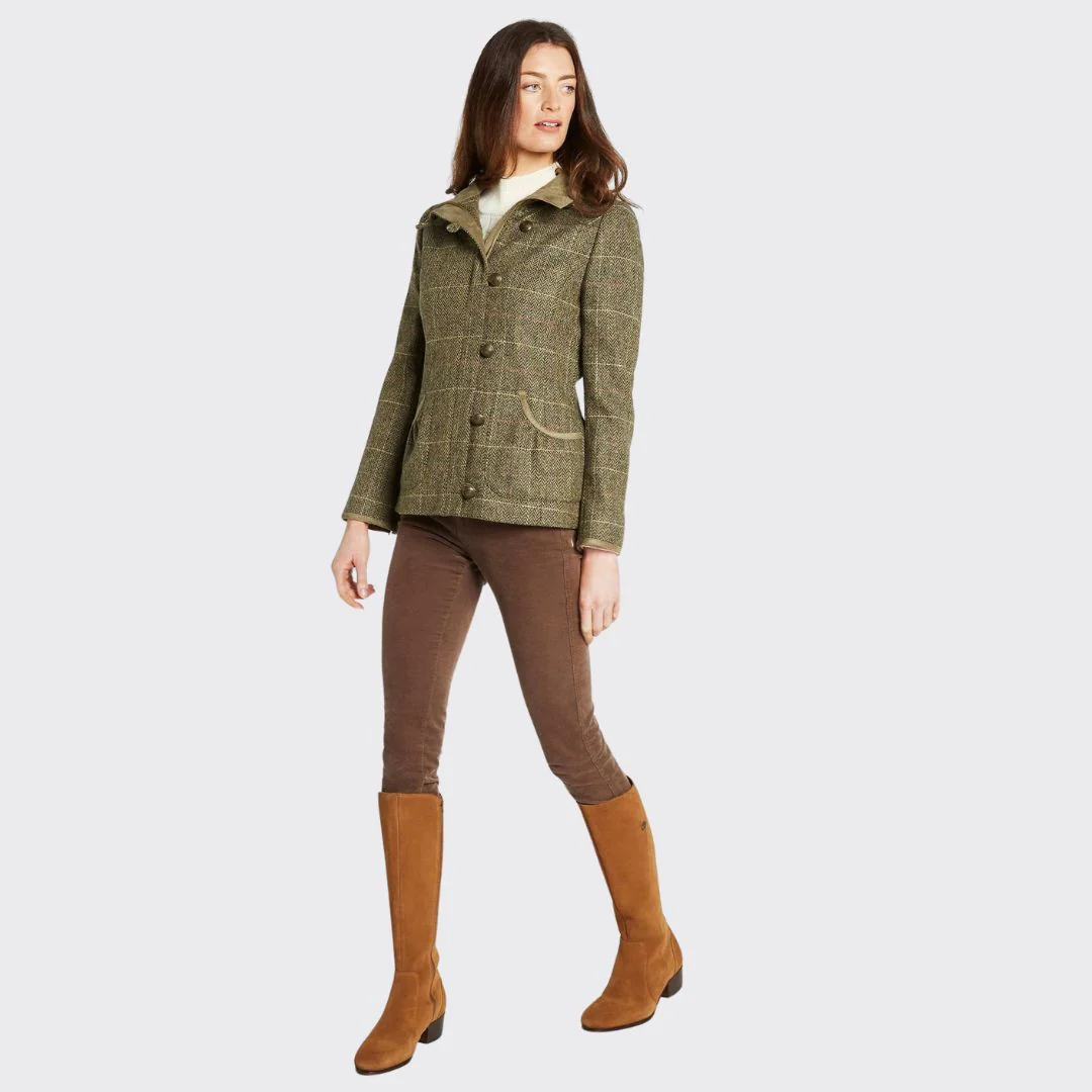 Dubarry Women's Bracken Tweed Jacket in Thistle - Image 3