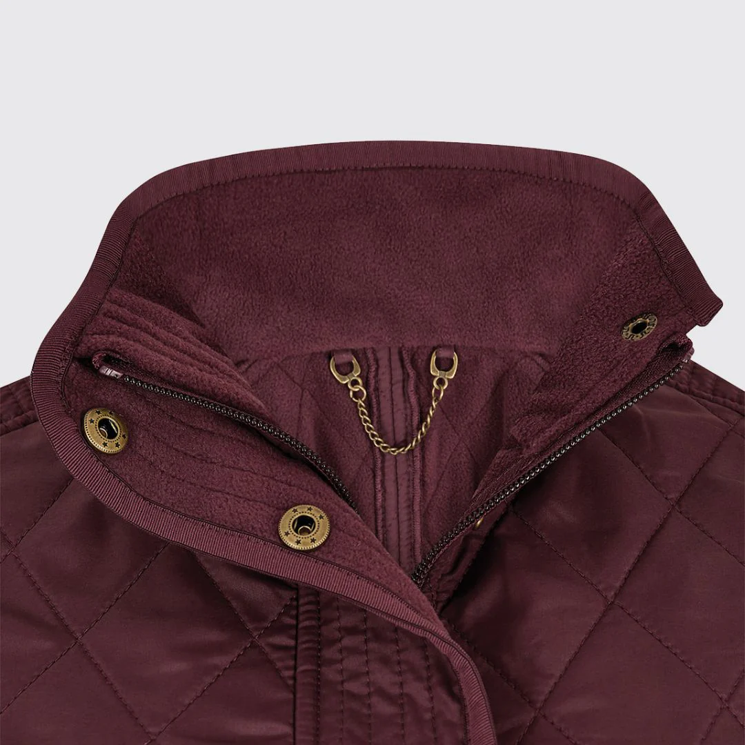 Dubarry Women's Camlodge Quilted Jacket in Currant - Image 4