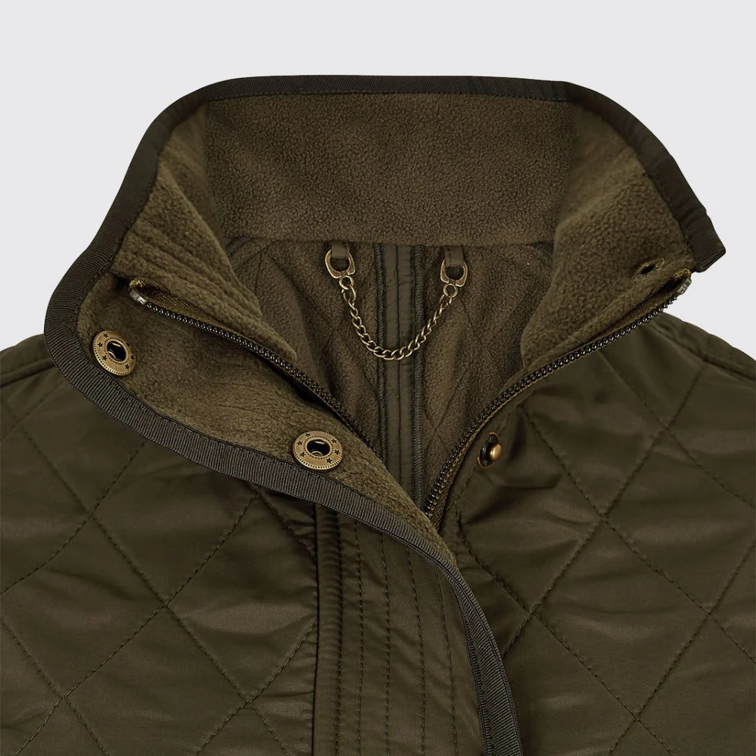 Dubarry Women's Camlodge Quilted Jacket in Olive - Image 3