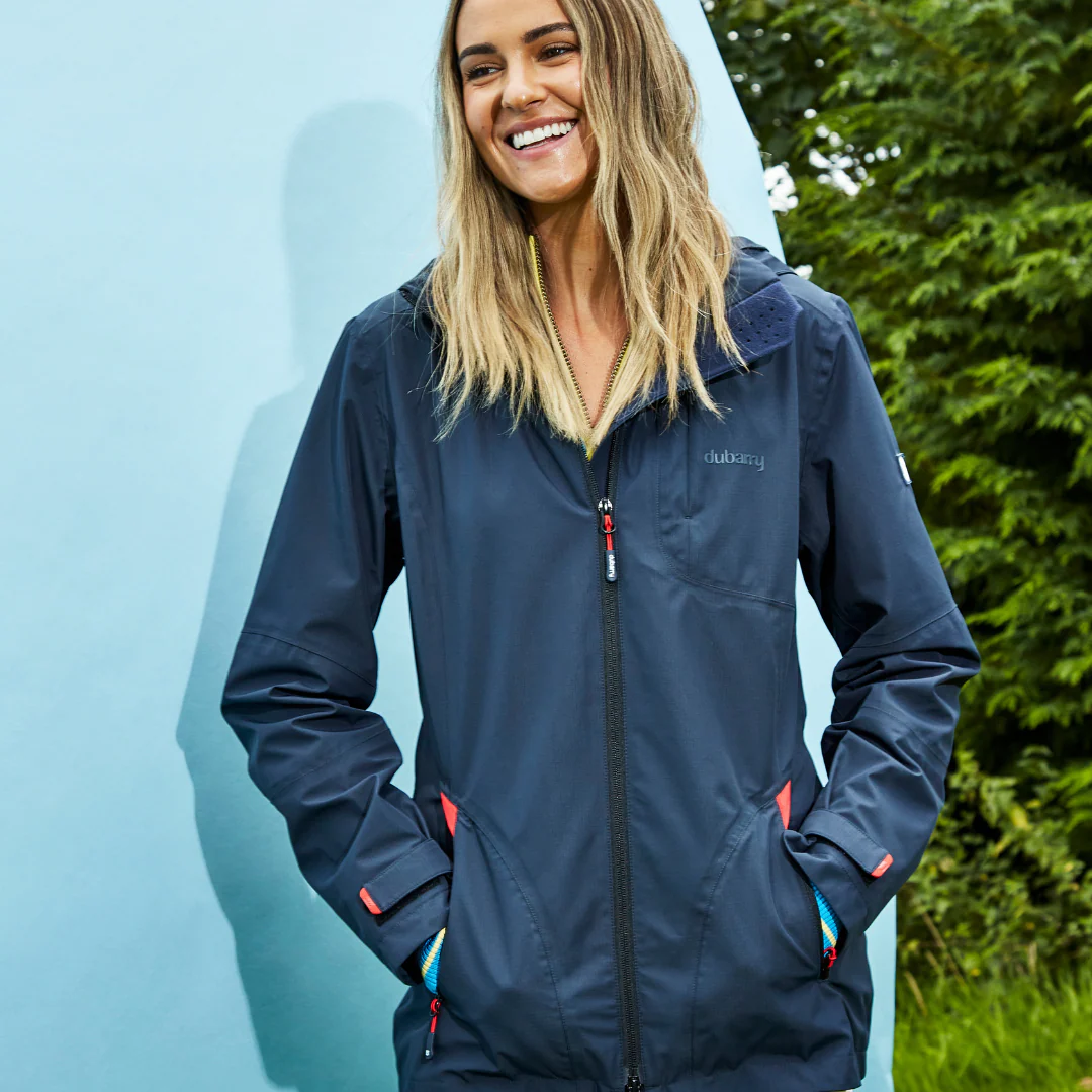 Dubarry Women's Capeclear Waterproof Jacket in Navy - Image 10