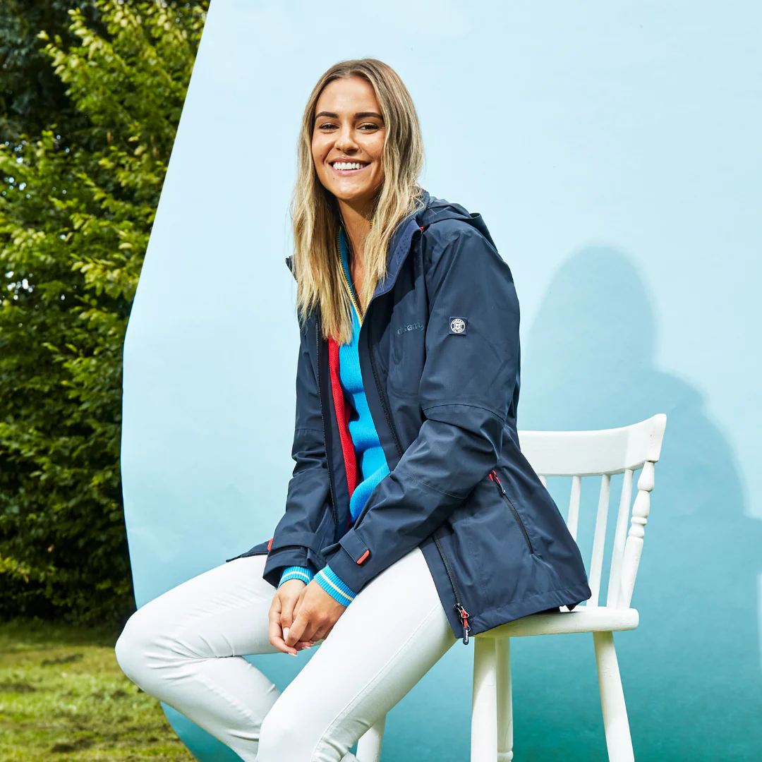 Dubarry Women's Capeclear Waterproof Jacket in Navy - Image 2