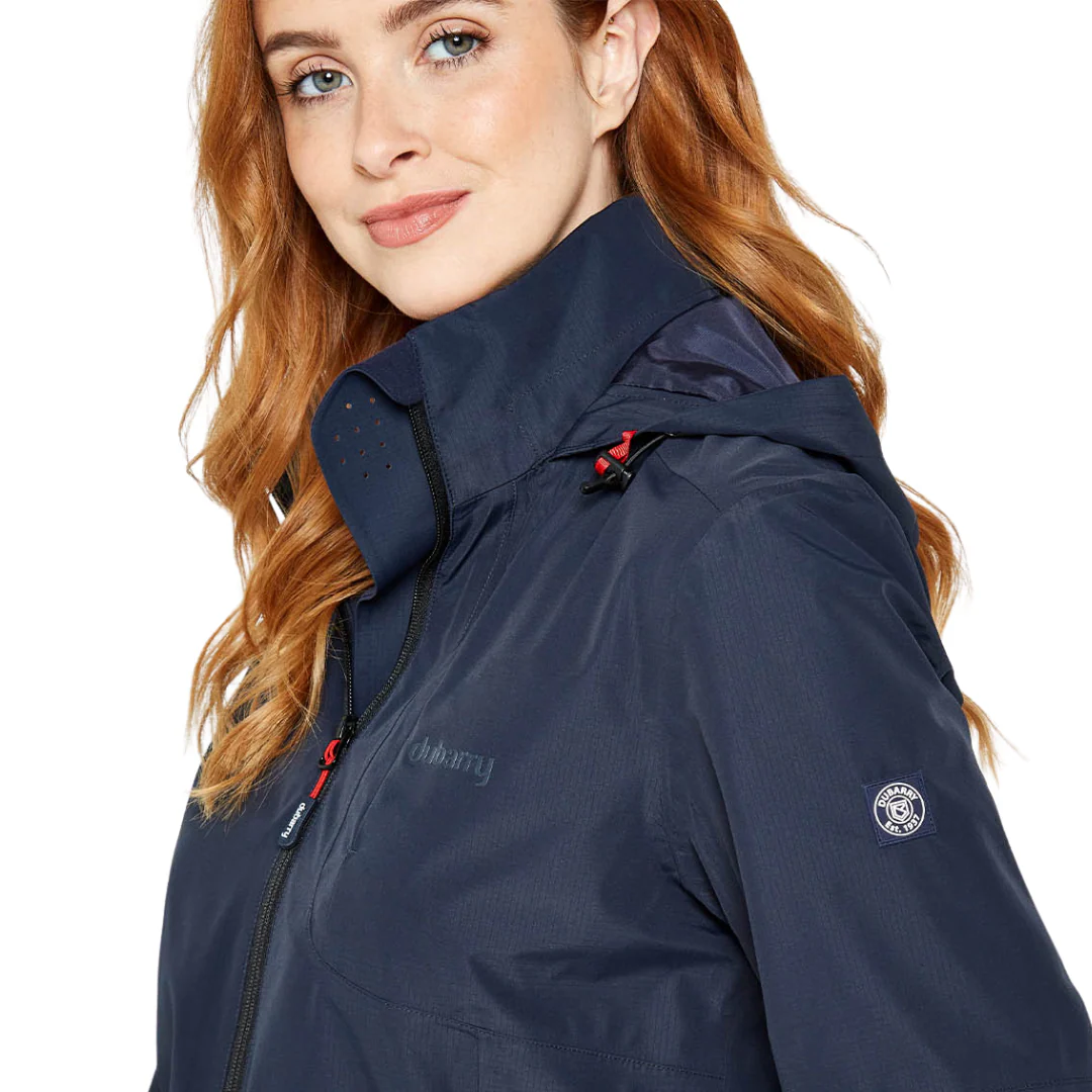 Dubarry Women's Capeclear Waterproof Jacket in Navy - Image 3