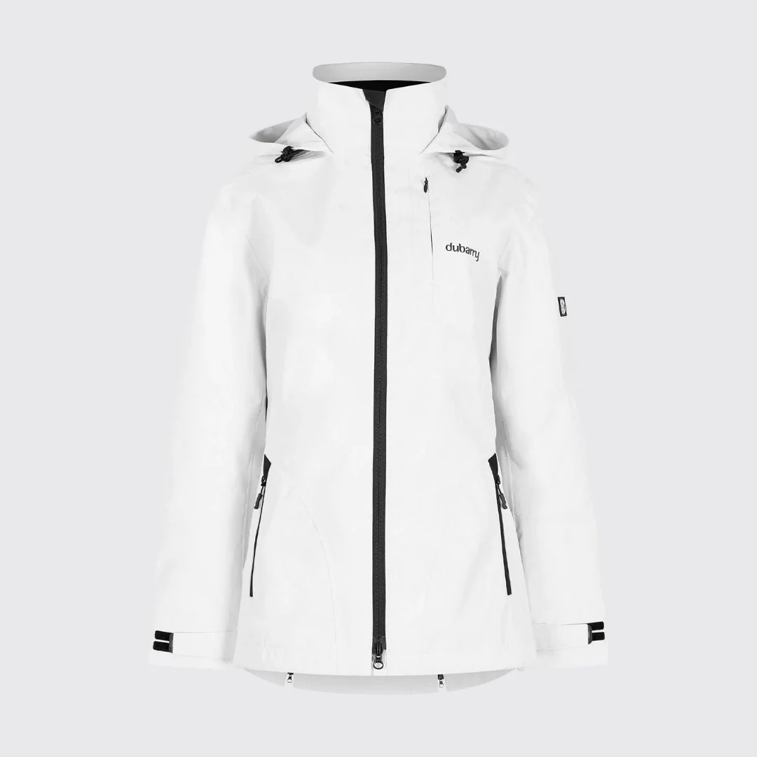 Dubarry Women's Capeclear Waterproof Jacket in White - Image 2