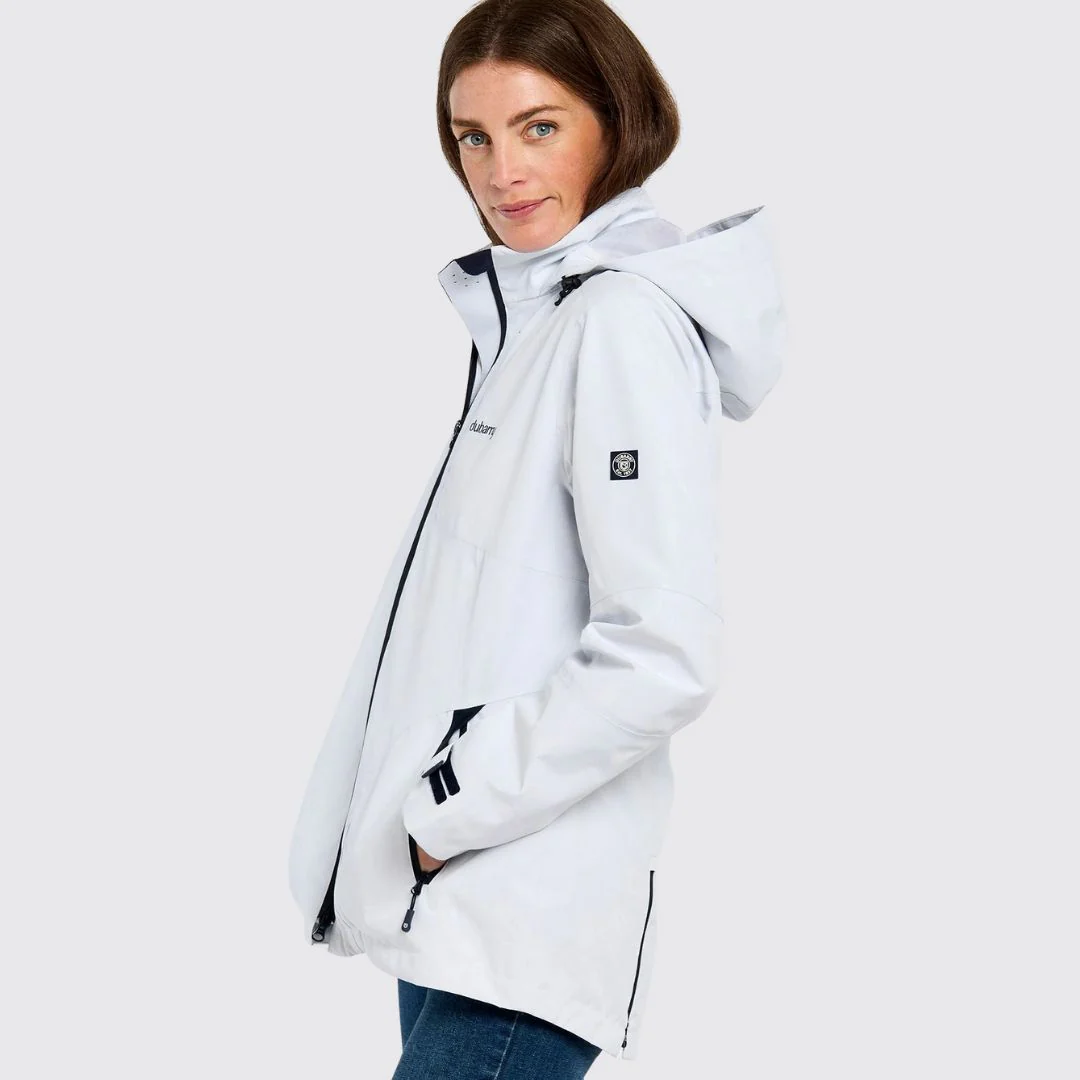 Dubarry Women's Capeclear Waterproof Jacket in White - Image 3