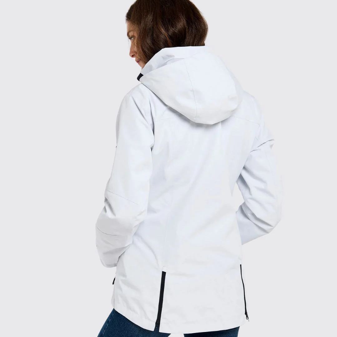 Dubarry Women's Capeclear Waterproof Jacket in White - Image 4