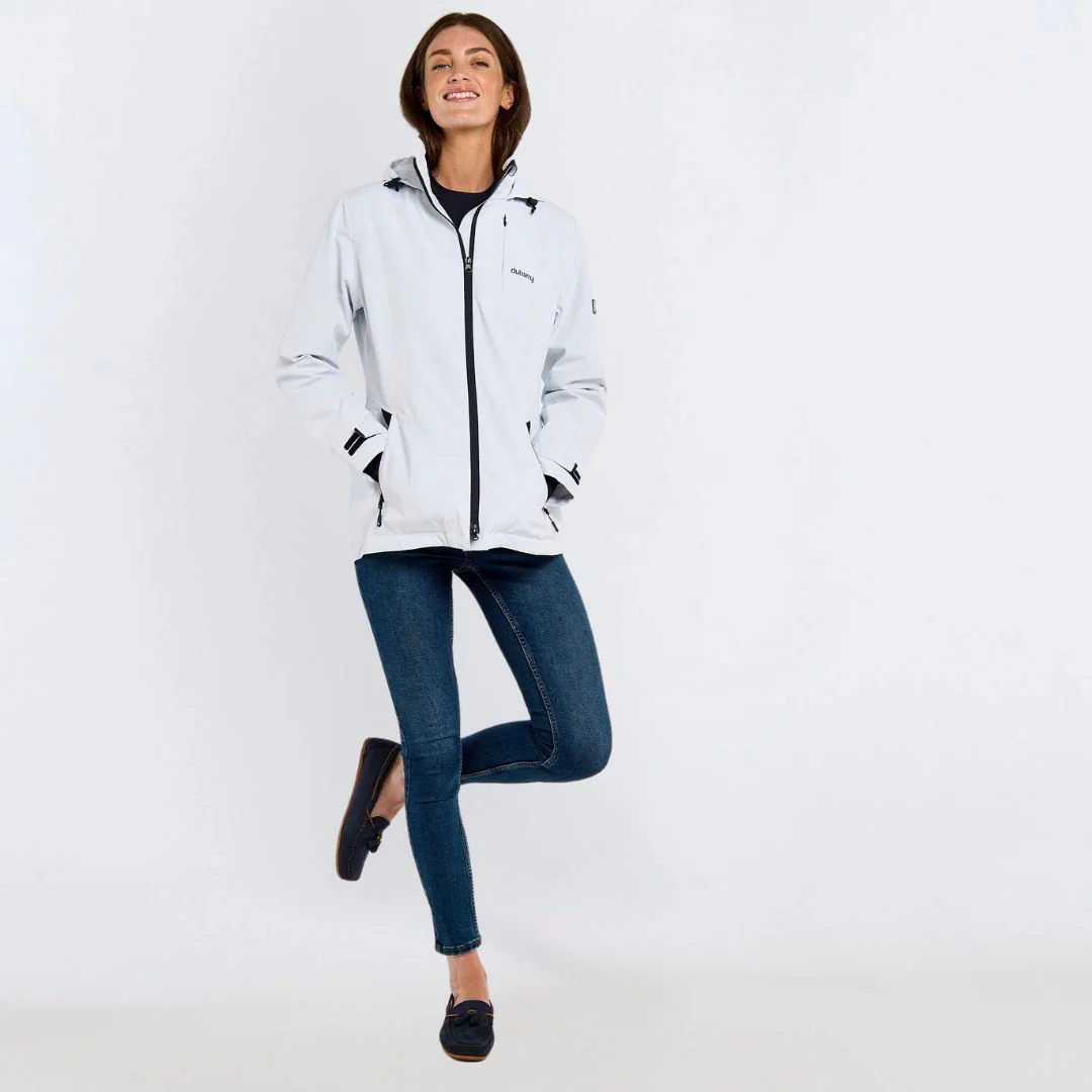 Dubarry Women's Capeclear Waterproof Jacket in White - Image 6