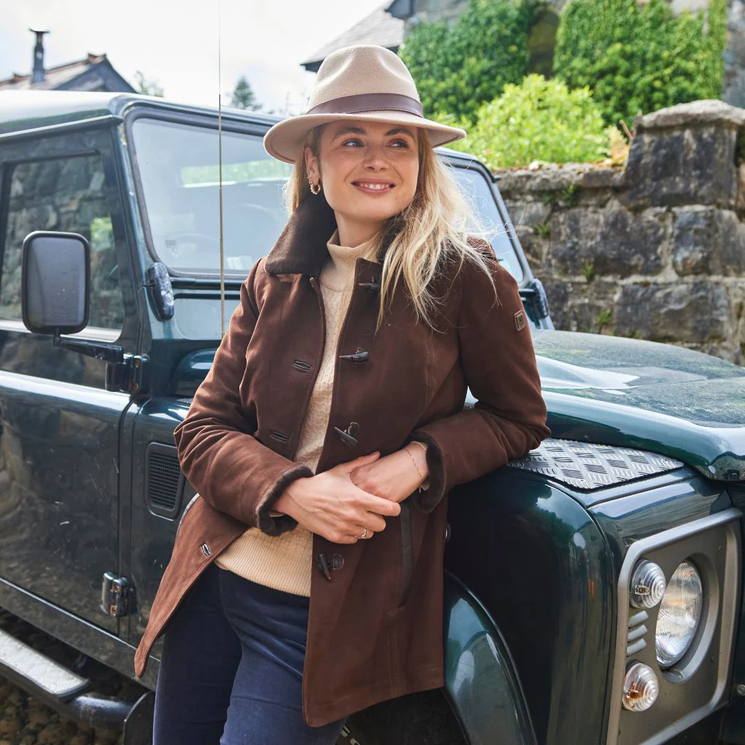 Dubarry Women's Clarke Leather Jacket in Walnut - Image 2