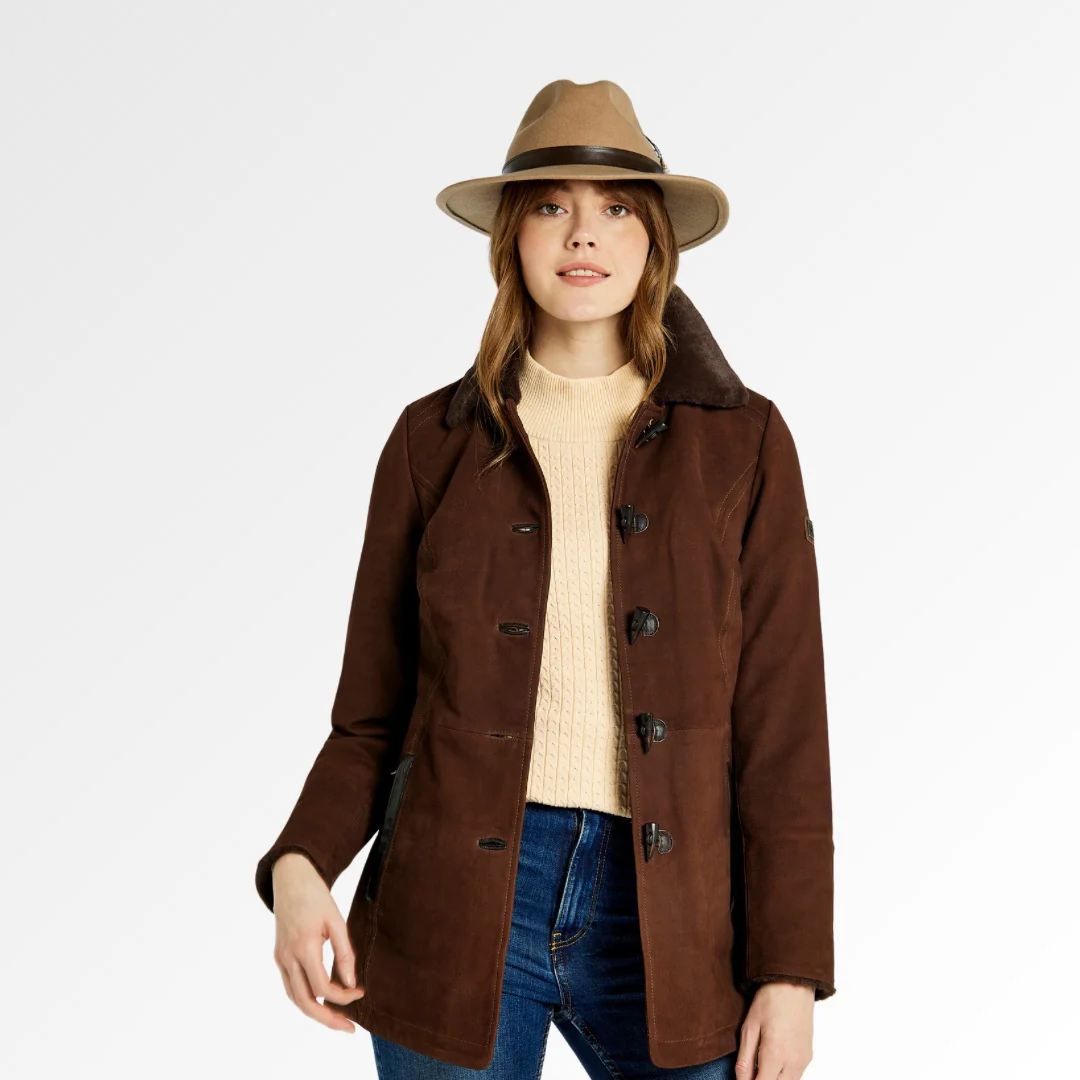 Dubarry Women's Clarke Leather Jacket in Walnut - Image 3