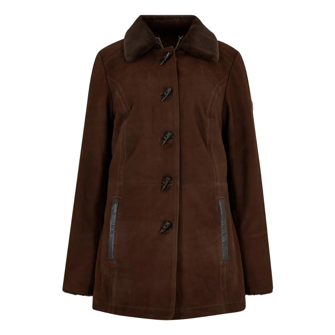Dubarry Women's Clarke Leather Jacket in Walnut - Image 5