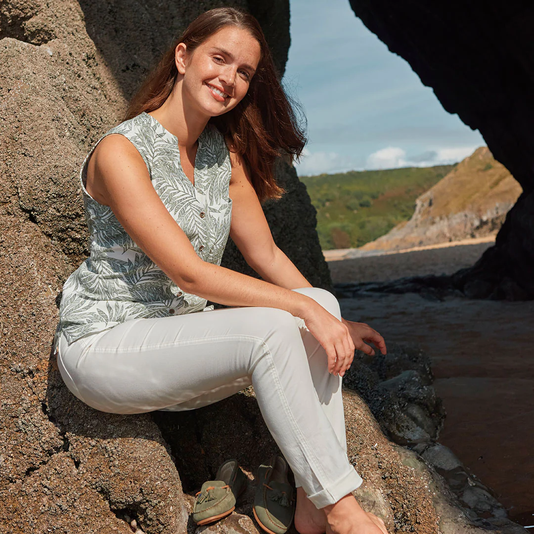 Dubarry Women's Greenway Jeans in White - Image 5