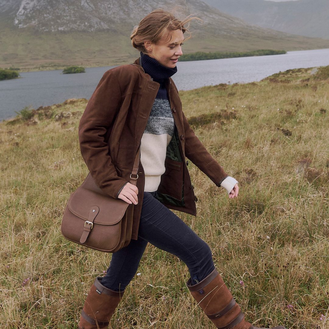 Dubarry Women's Joyce Leather Jacket in Walnut - Image 3