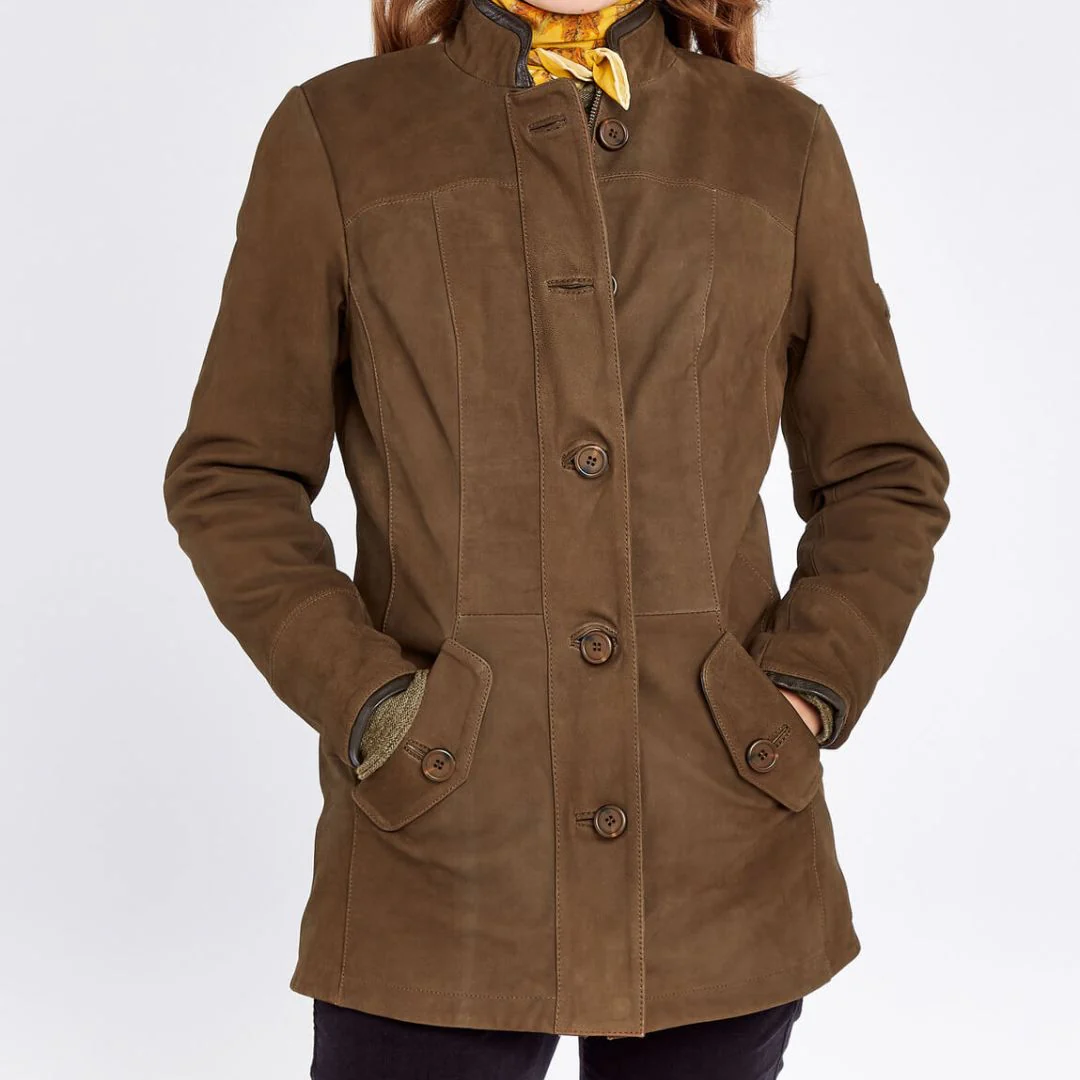 Dubarry Women's Joyce Leather Jacket in Walnut - Image 4