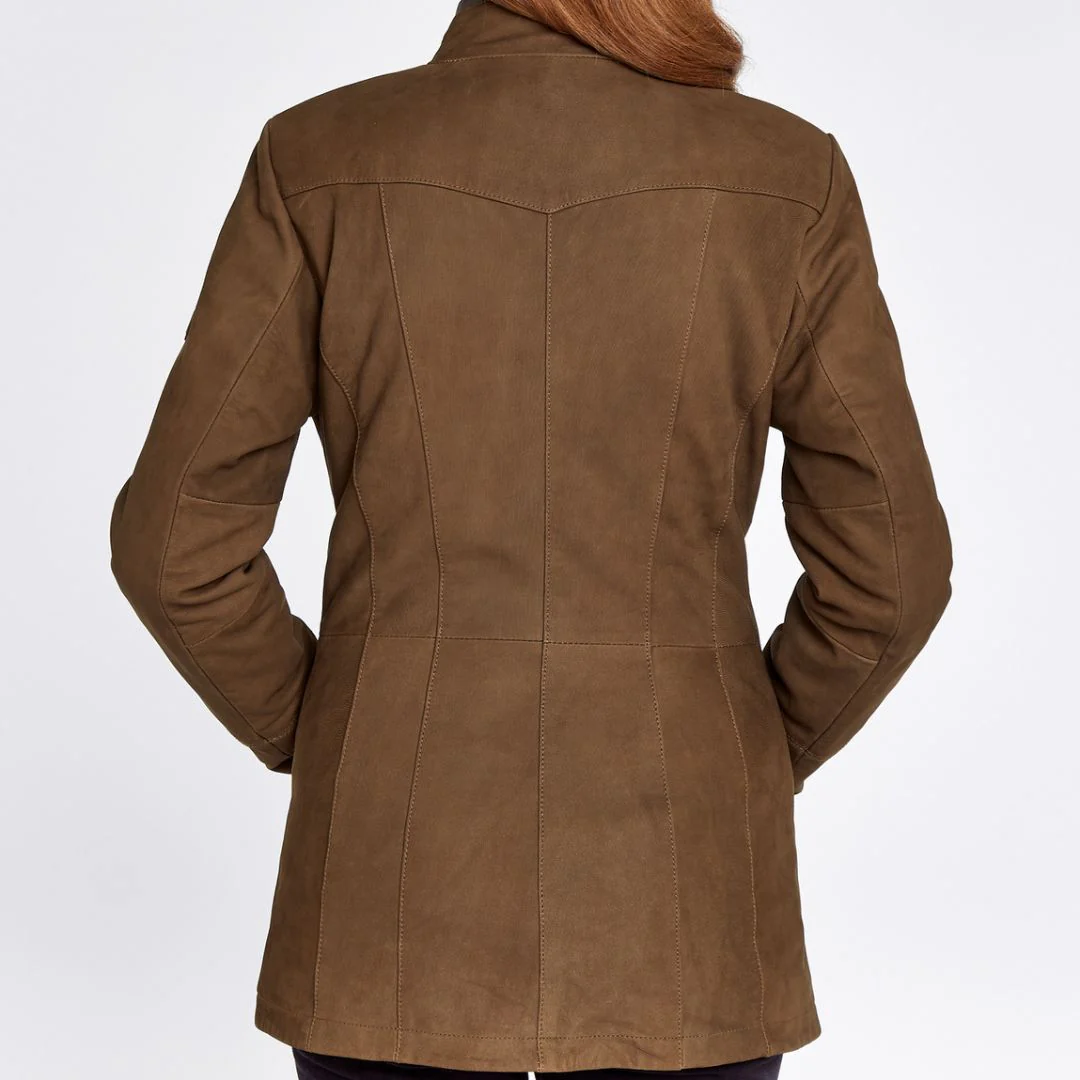 Dubarry Women's Joyce Leather Jacket in Walnut - Image 5
