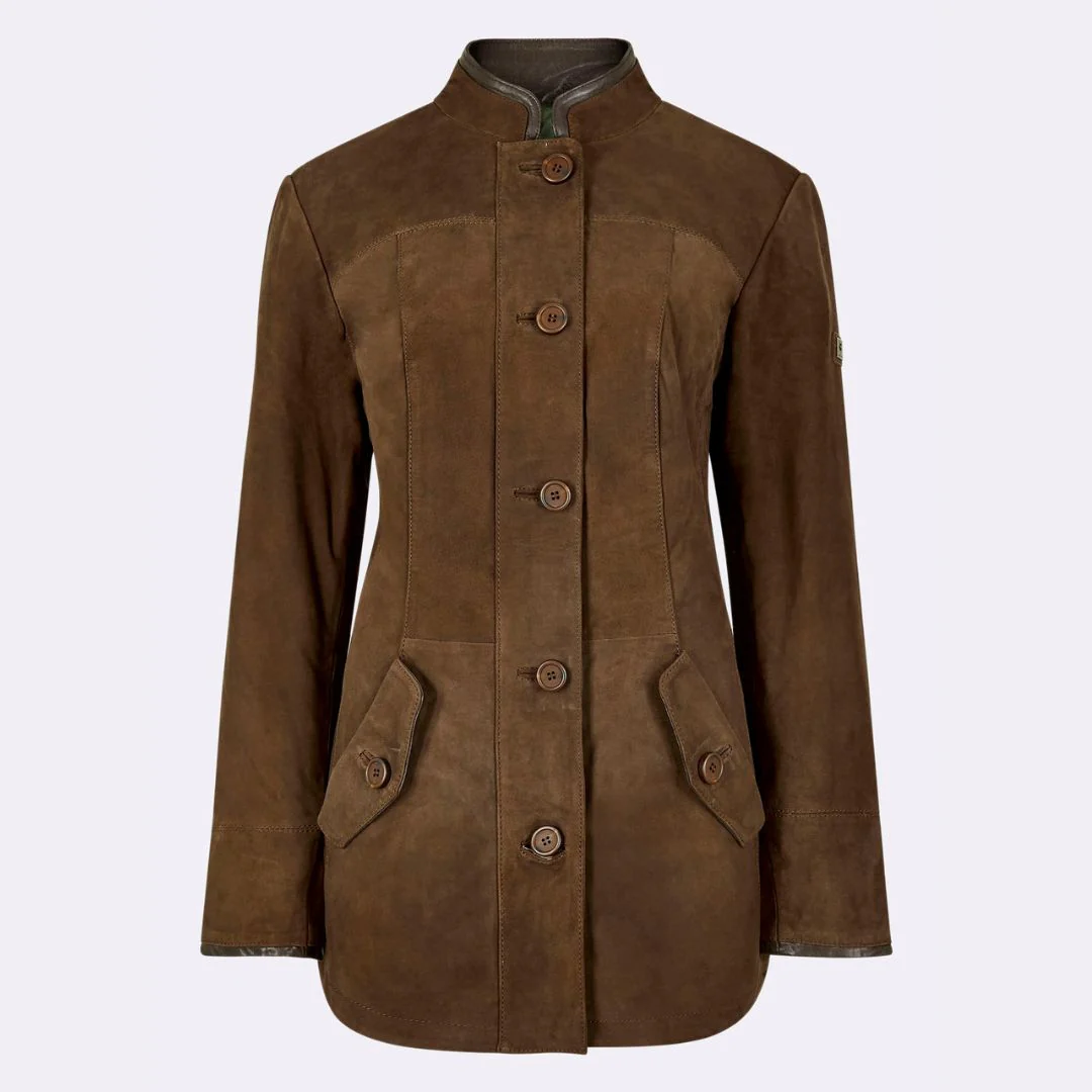 Dubarry Women's Joyce Leather Jacket in Walnut - Image 7