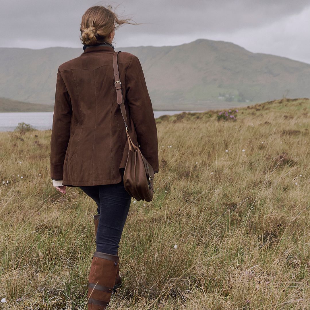 Dubarry Women's Joyce Leather Jacket in Walnut - Image 8