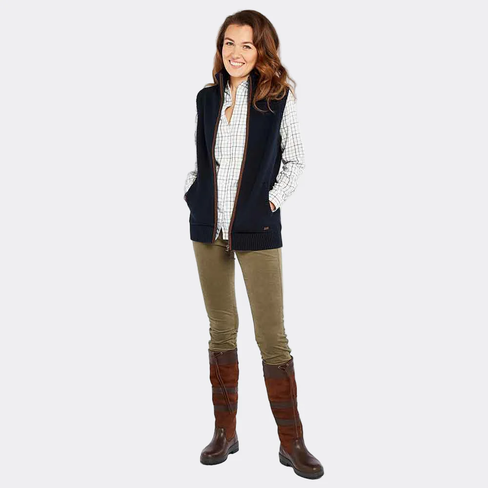 Dubarry Women's Sheedy Knit Gilet in Navy - Image 5