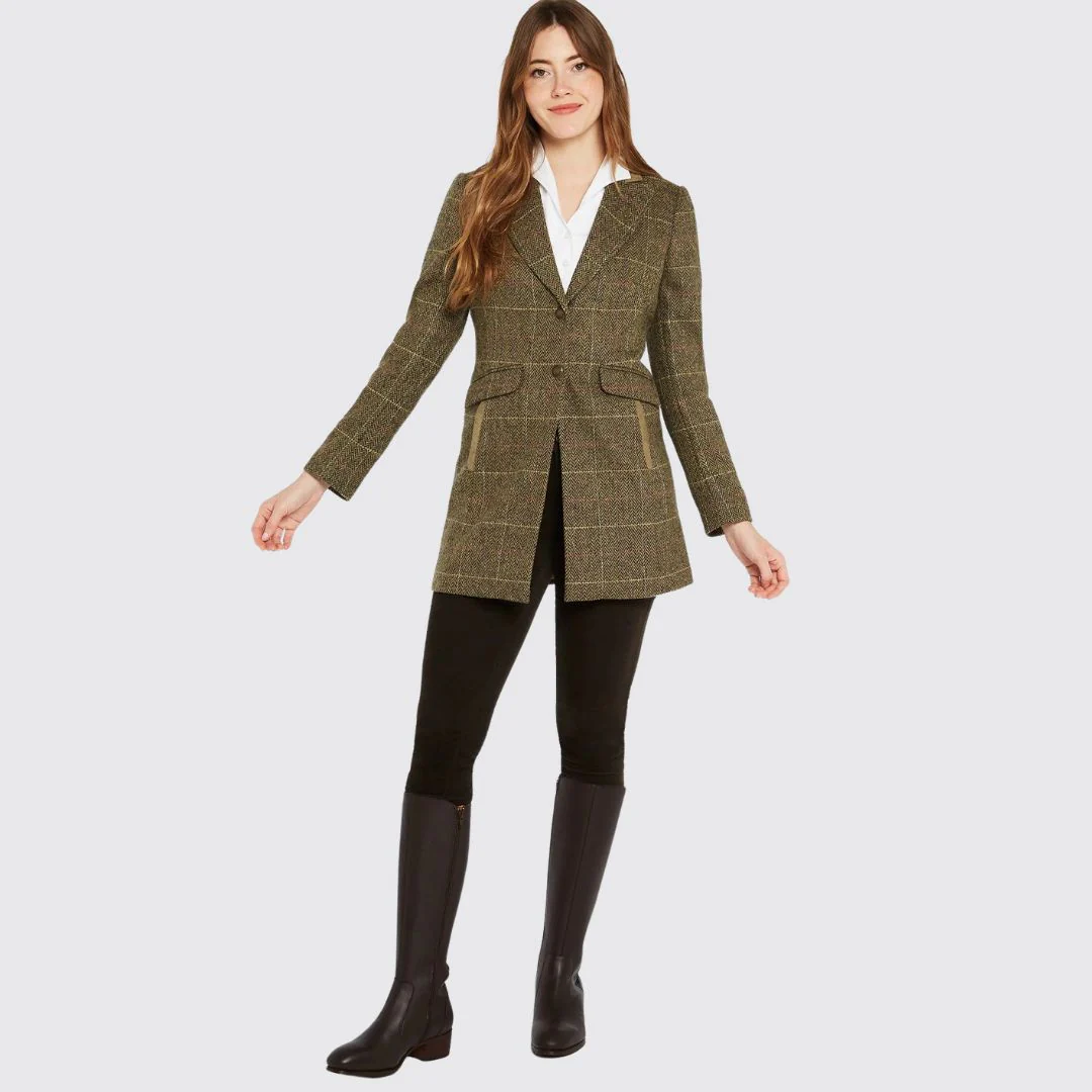 Dubarry Women's Treefern Tweed Jacket in Thistle - Image 4