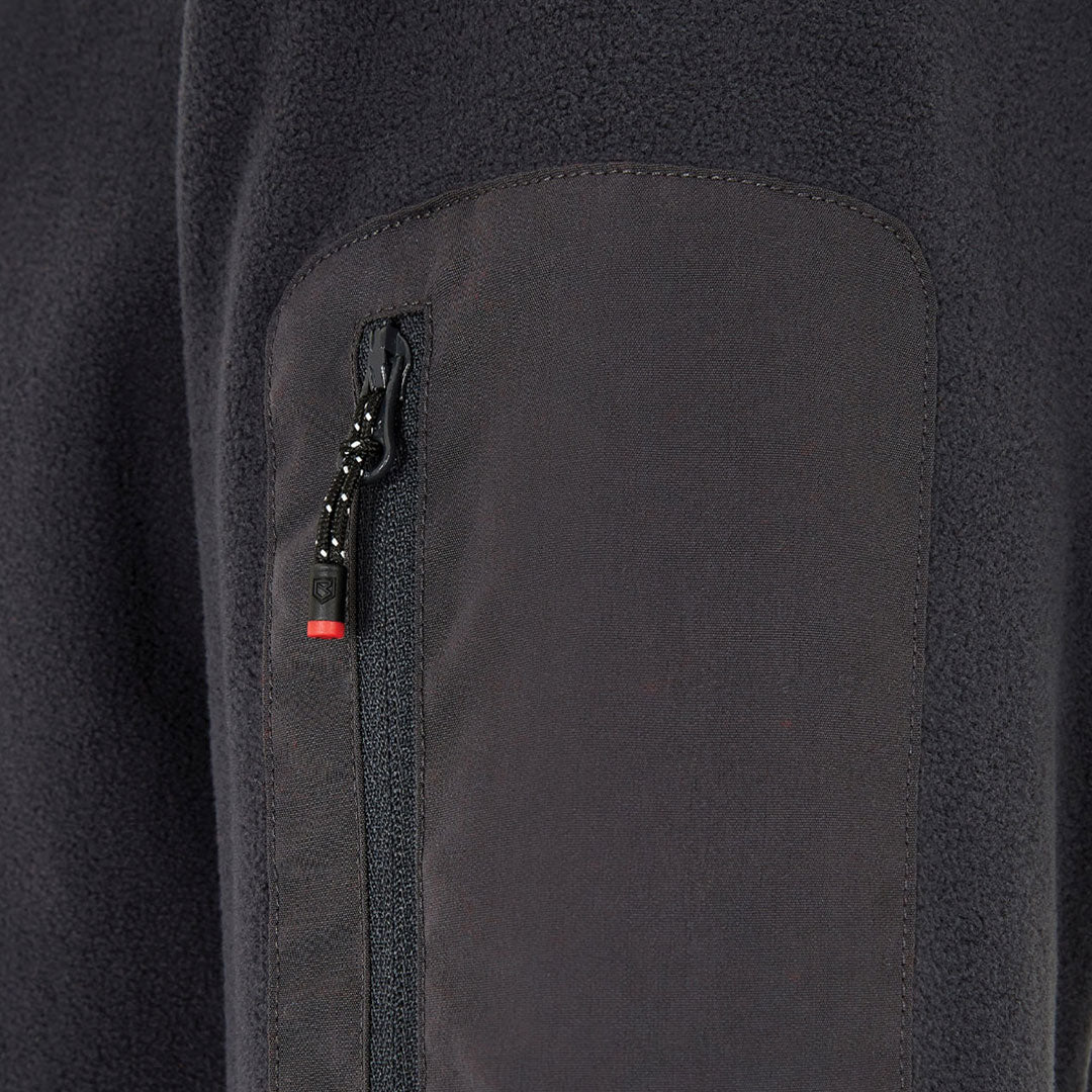 Dubarry Women's Valencia Quarter-zip Fleece Jumper in Graphite - Image 3