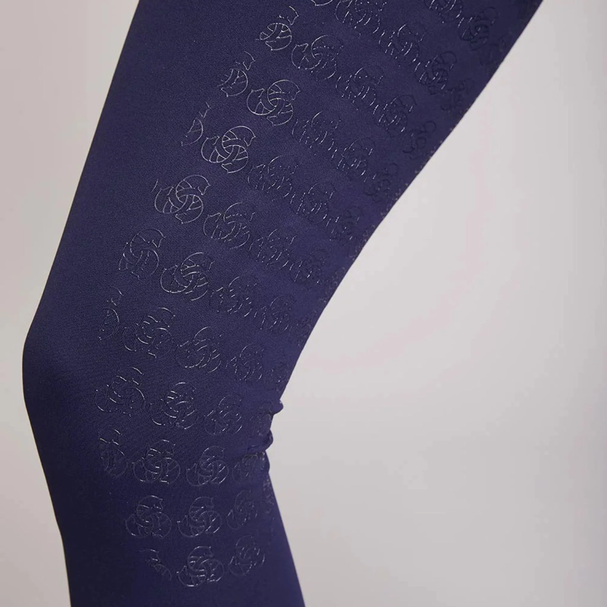 Equieire Women's Jessica 3/4 Grip Perform Riding Leggings in Navy - Image 5