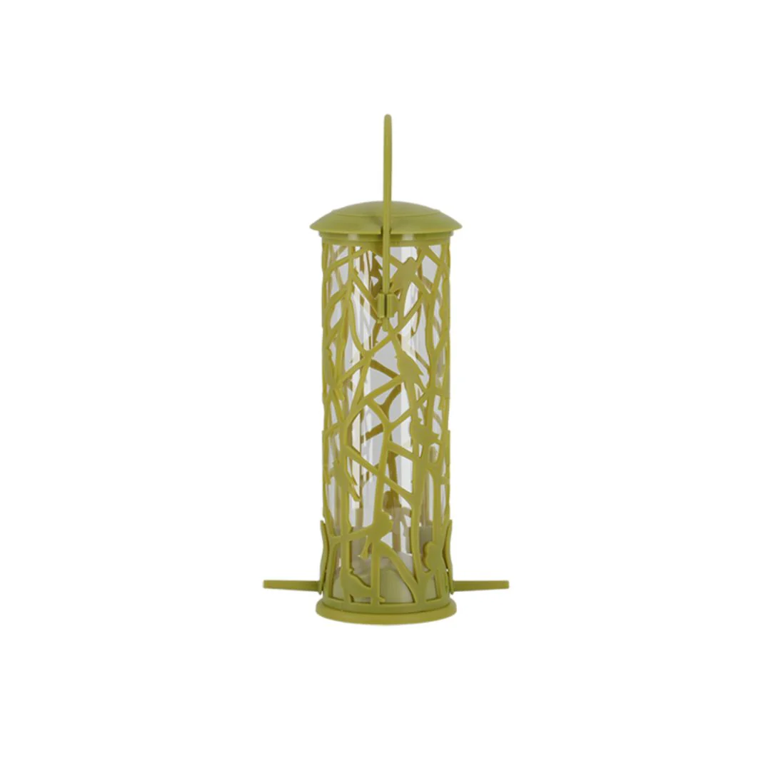 Esschert Design Chiffchaff Silo Feeder with Perch - Image 3