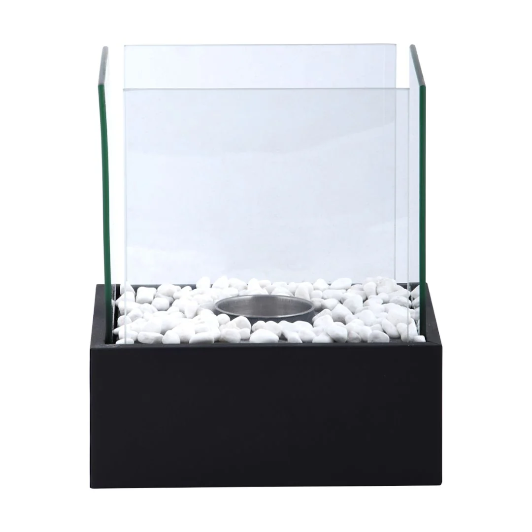 Esschert Design Rectangular Bioethanol Fireplace - Image 2
