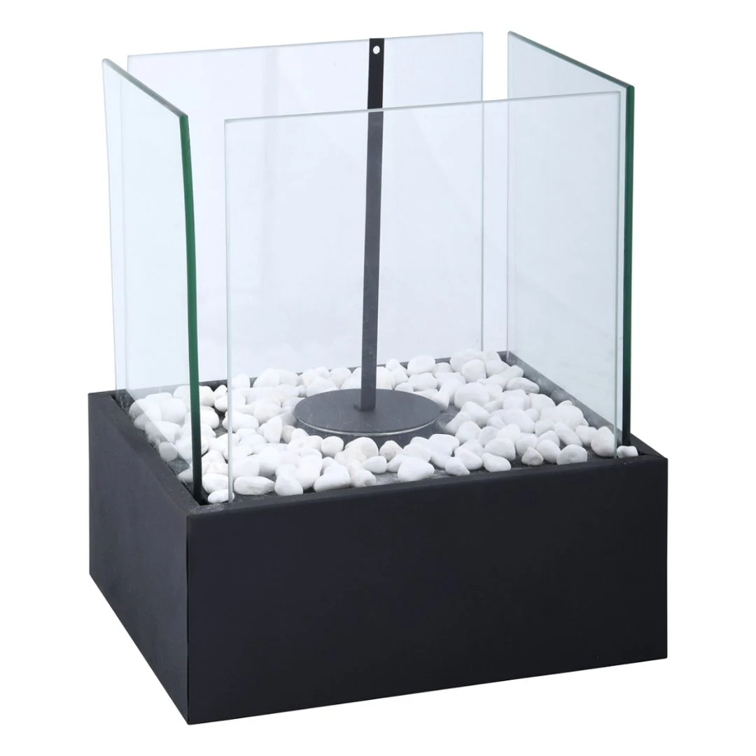 Esschert Design Rectangular Bioethanol Fireplace - Image 3