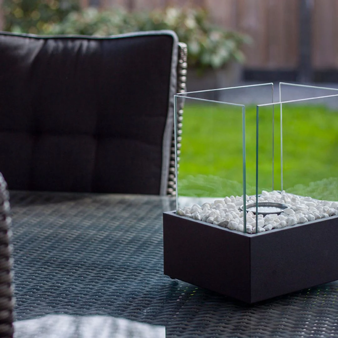 Esschert Design Rectangular Bioethanol Fireplace - Image 4