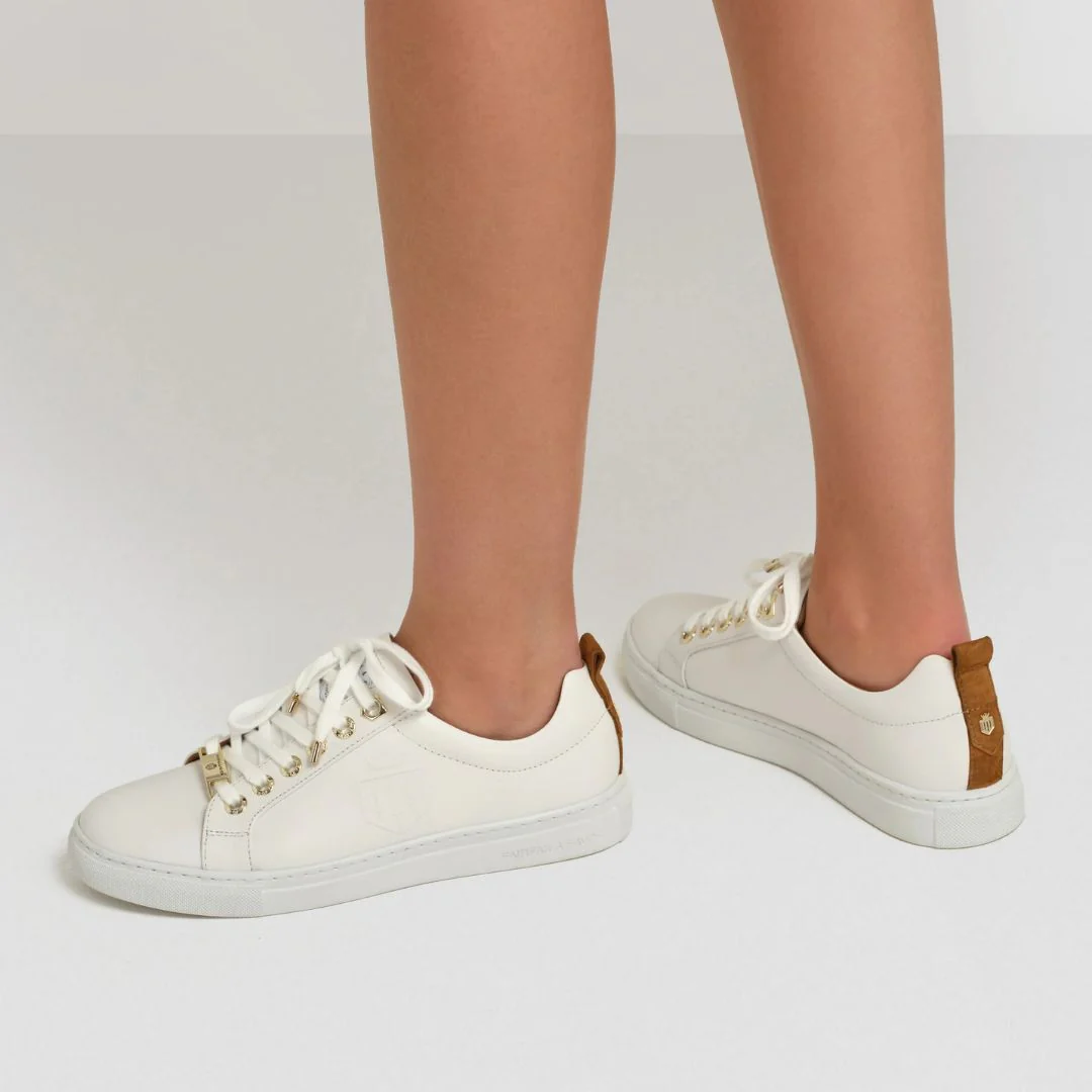 Fairfax & Favor Finchley Trainer in White - Image 2