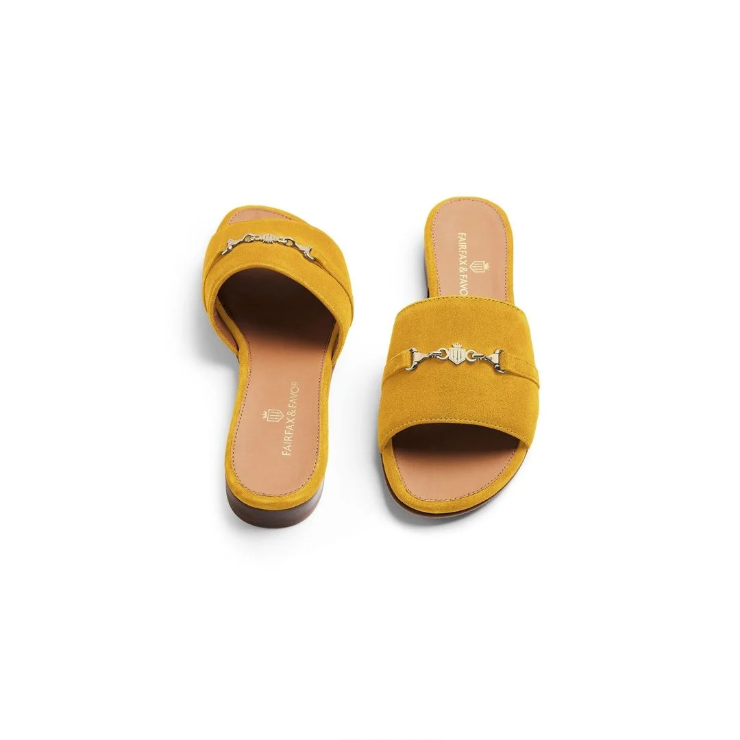 Fairfax & Favor Heacham Sandal in Mango - Image 7