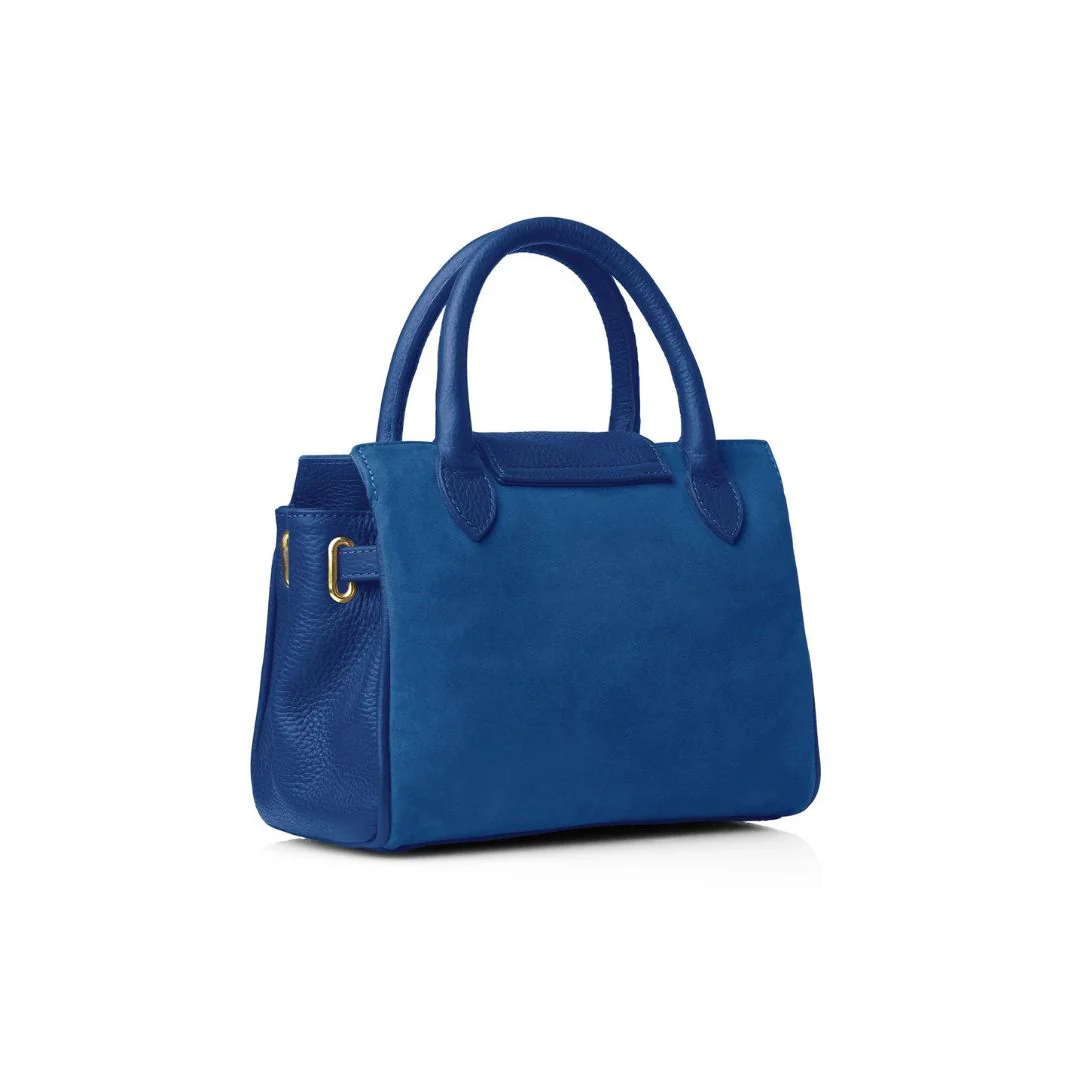 Fairfax & Favor Mini Windsor Handbag in Porto Blue - Image 4